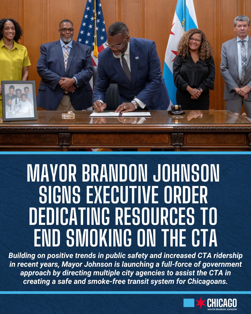 ChicagosMayor's tweet image. Enough is enough: the smoking on our public transit system has to stop. My administration is bringing the full-force of government to create a safe and smoke-free CTA.