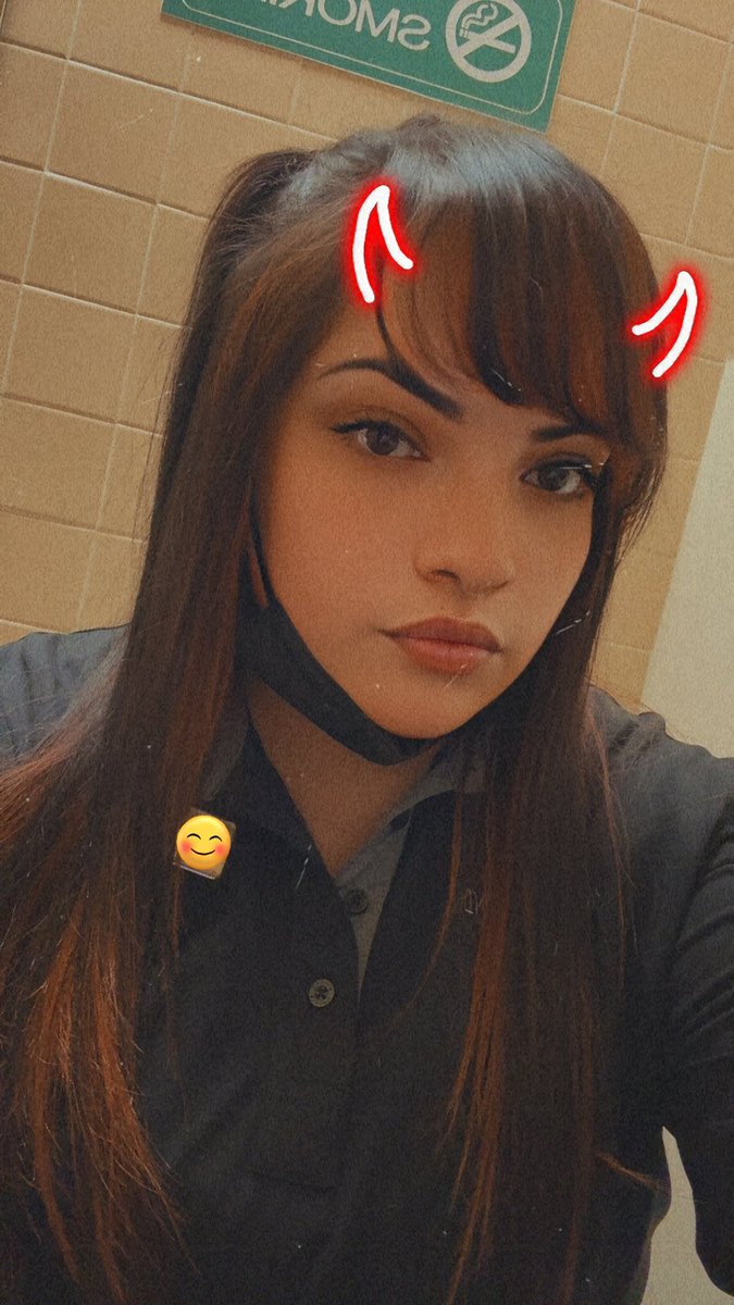 I am the devil hehe was feeling cute the other day forgot to post don’t mind the mask I was at work lol 😂