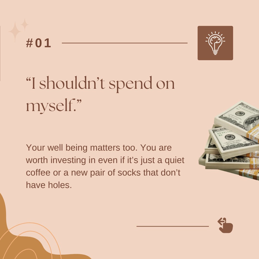 VGM_club's tweet image. Moms carry a lot including unspoken guilt around money
Here are 3 beliefs we hear all the time and how to shift them 🧠✨
You’re not selfish for spending on yourself
You’re not meant to carry it all
You are not behind the system is

#MomSupport #MoneyAndMotherhood #VGMC