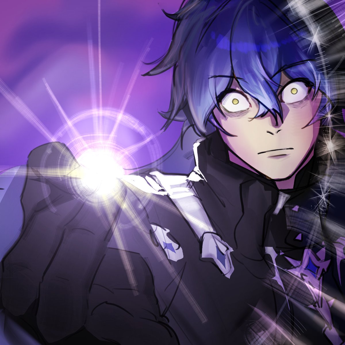 xinvuq's tweet image. i heard flins and gojo satoru share the same jp voice actor #flins #genshinimpact #原神 #nodkrai
