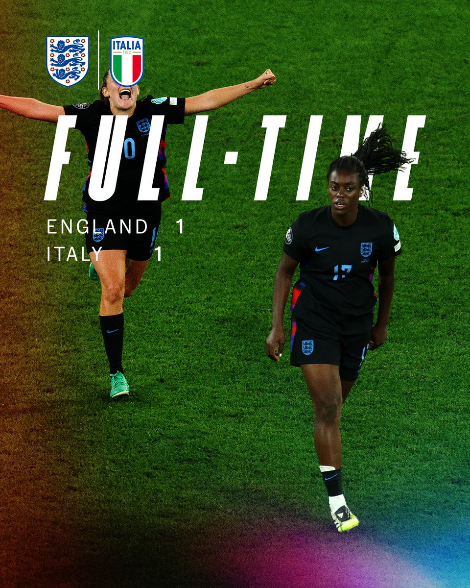 Lionesses's tweet photo. We're going to extra-time!! 😅

COME ON ENGLAND! https://t.co/6TWvYgtl50