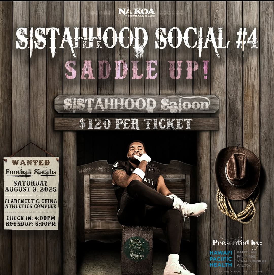 Ku'ulei (@kuuleiagbayani) on Twitter photo 🤠 | We're less than 3 weeks away from the 4th Annual Sistahhood Social! Don't miss out, sistahs!
REGISTER: eventbrite.com/e/saddle-up-si…
<a href="/HIsportsradio/">Hawai'i Sports Radio</a> #HawaiiFB #SISTAHHOOD 🤠 | We're less than 3 weeks away from the 4th Annual Sistahhood Social! Don't miss out, sistahs!
REGISTER: eventbrite.com/e/saddle-up-si…
<a href="/HIsportsradio/">Hawai'i Sports Radio</a> #HawaiiFB #SISTAHHOOD