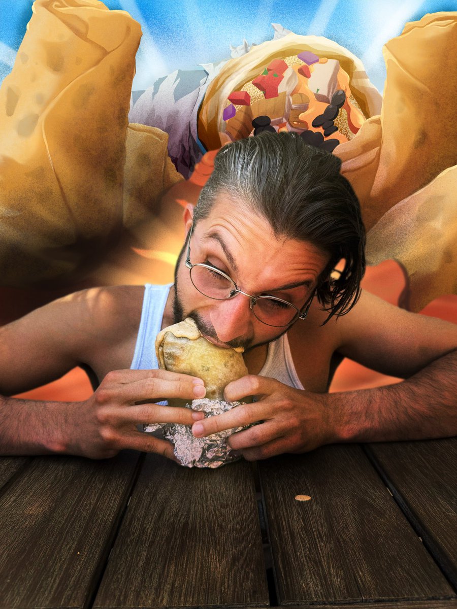 bbnomula's tweet image. bbyes to the new adobo ranch at @chipotletweets聽馃尟聽= bussin聽
(i commissioned an artist to draw over the photos i sent them) Chipotle Partner