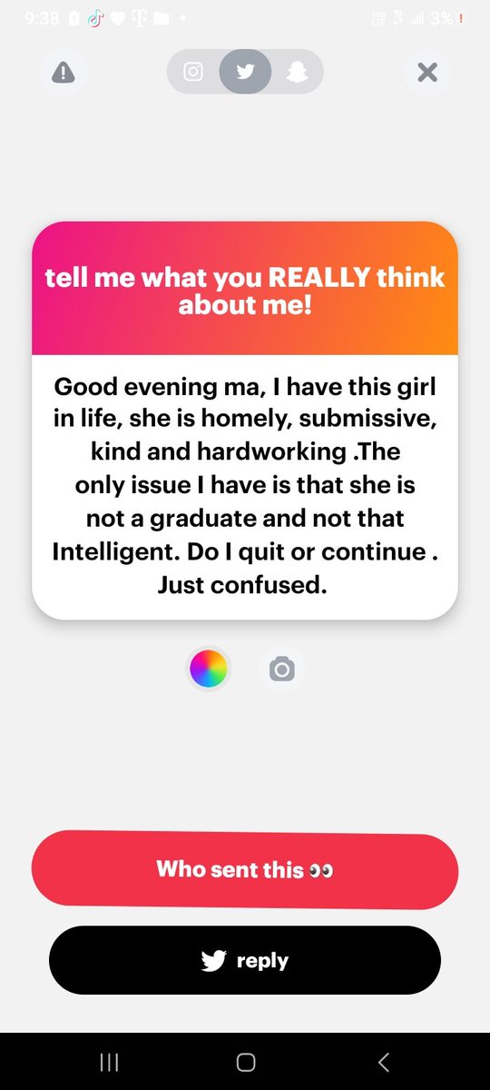RitableP's tweet image. What are your findings?
1. She had the one to send her to school, or she didn't have the brain for education?
If she's feminine and teachable, marry her then give a tutor for the sake of your children.
This is not a big deal if she's willing, she will be great.
Rita