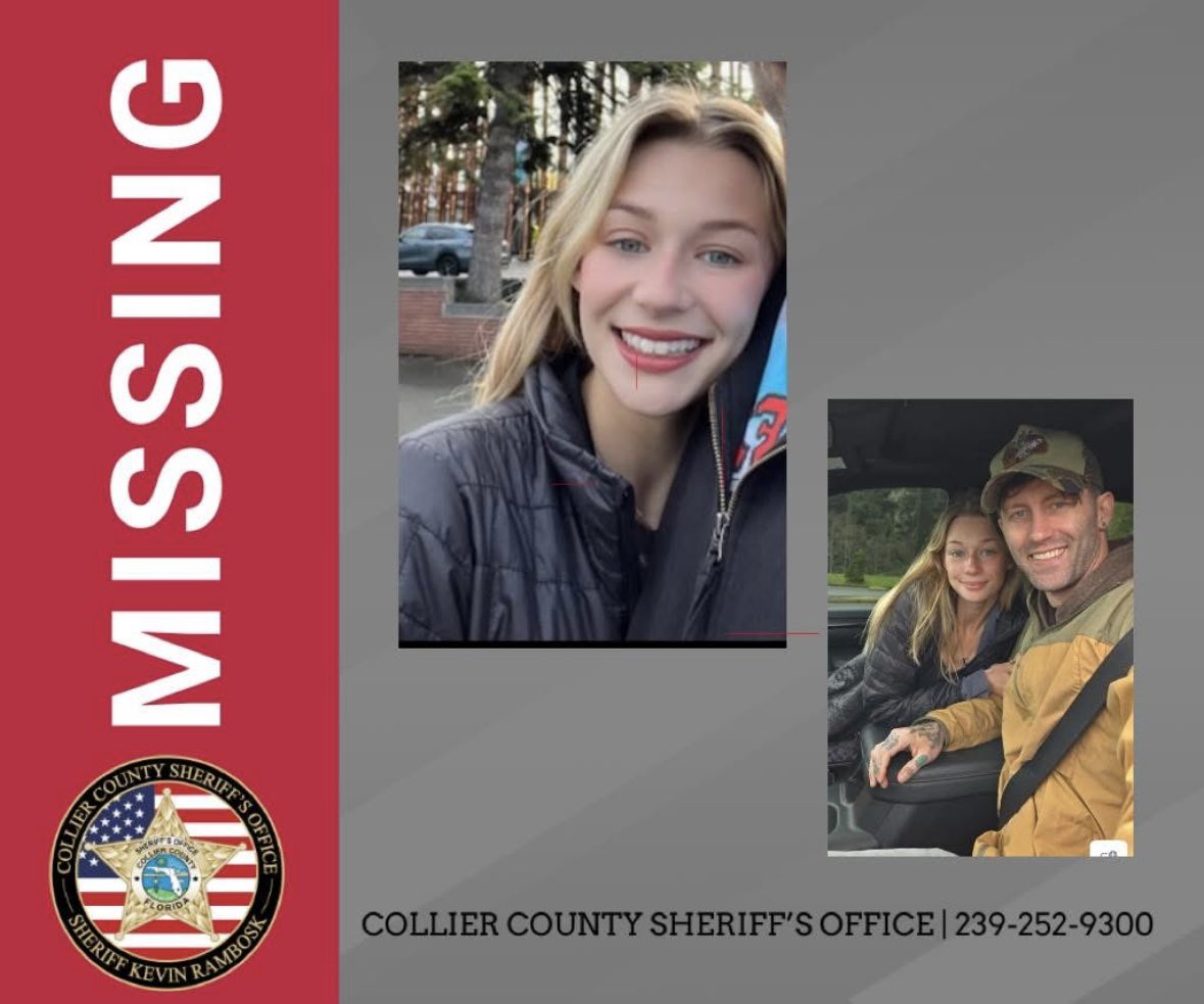 MISSING FROM NAPLES: 22-year-old Kaylei Bernstein vanished while traveling the Midwest with her 38-year-old boyfriend, who has a history of domestic violence. Last heard from 2 weeks ago. She could be anywhere. If you know something, call police &amp; share this post.