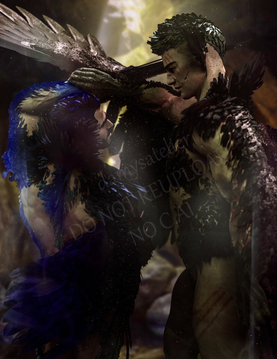 Anniversary gift for my loverboy. I intended to make Harpy Ghoap for a while and now that I had the resources and skills I made them for him.

I am so proud of how this came out!🙏

Happy belated anniversary my love <a href="/buglordisaac/">🩸 Lord Bug 🩸</a> ❤️check him out for the OG AU!

#Ghoap #GhostSoap