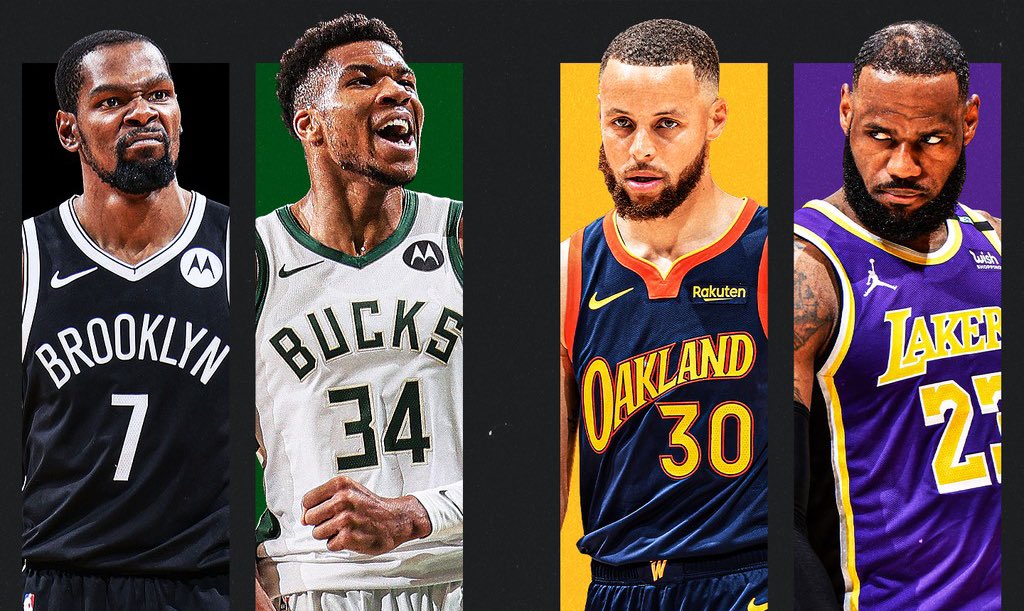 BucksRealm's tweet image. Active players to average 20+ PPG against every NBA team (min 15 GP vs. each):
— Kevin Durant
— Giannis Antetokounmpo
— Stephen Curry
— LeBron James
That’s the list.