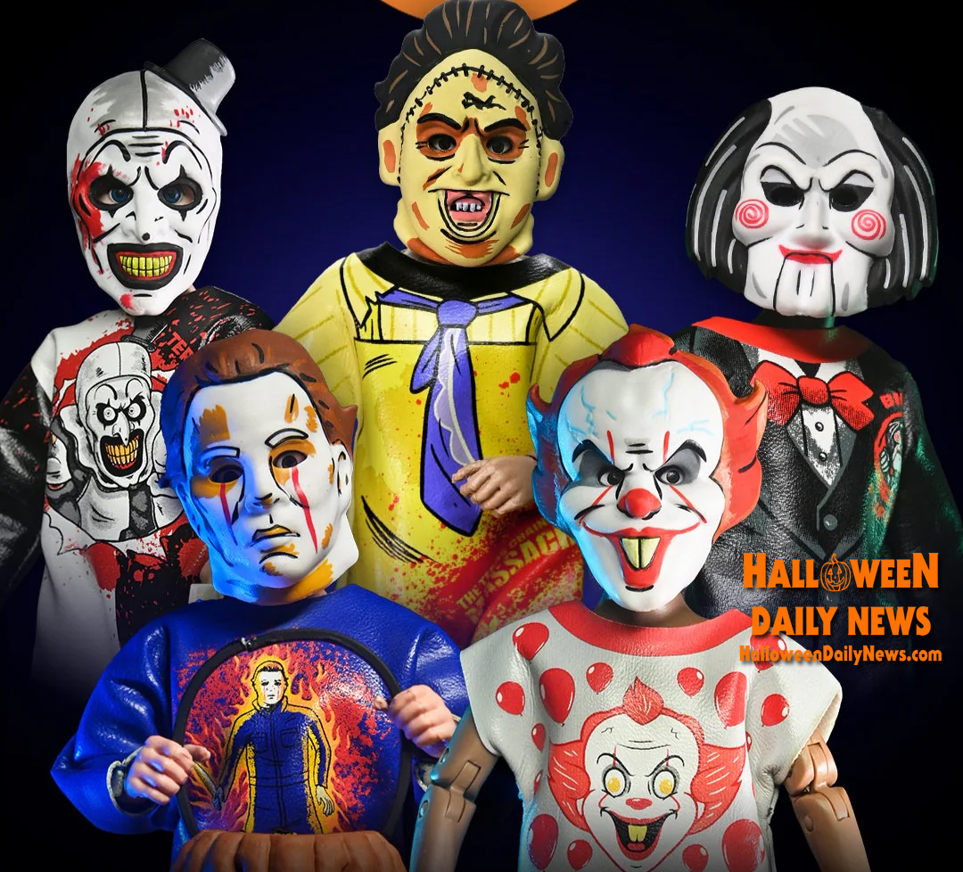 HalloweenDaily's tweet image. Neca's newest series of Ben Cooper Costume Kids collectible figures includes #MichaelMyers, #ArtTheClown, #Leatherface, and more! Watch our latest update: youtu.be/zSPhMkmeDVQ
🎃