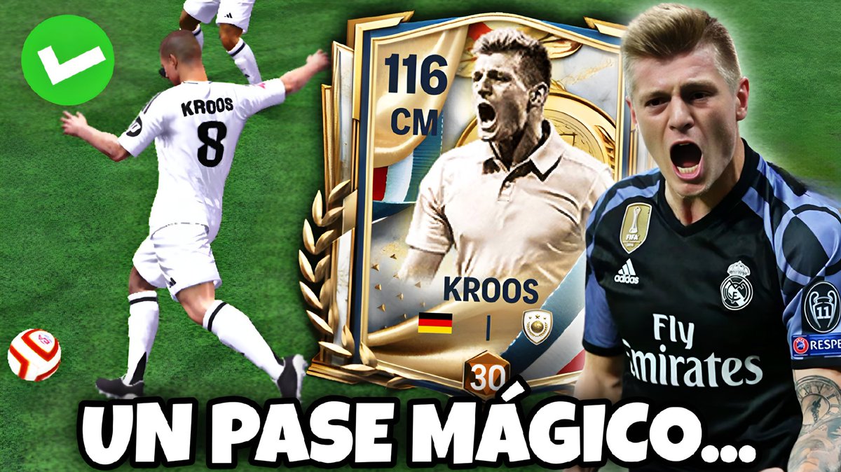 L E G A S (@legas1710) on Twitter photo Nuevo video 🥵
¡NUNCA HABÍA VISTO un PASE así DE INCREÍBLE! Toni KROOS ÍCONO 116! 👑🇩🇪
👉youtu.be/OgSVm46nn4s
Se agradece RT 🙏
<a href="/tutiofifa/">Tío Fifah 🇨🇴 🇵🇸 حرة</a> <a href="/JONALDINHOtm/">JONALDINHO90™</a> <a href="/ADRIANEF_OF/">ADRIANEF</a> <a href="/JoseAlep1/">PALLADINO</a> Nuevo video 🥵
¡NUNCA HABÍA VISTO un PASE así DE INCREÍBLE! Toni KROOS ÍCONO 116! 👑🇩🇪
👉youtu.be/OgSVm46nn4s
Se agradece RT 🙏
<a href="/tutiofifa/">Tío Fifah 🇨🇴 🇵🇸 حرة</a> <a href="/JONALDINHOtm/">JONALDINHO90™</a> <a href="/ADRIANEF_OF/">ADRIANEF</a> <a href="/JoseAlep1/">PALLADINO</a>