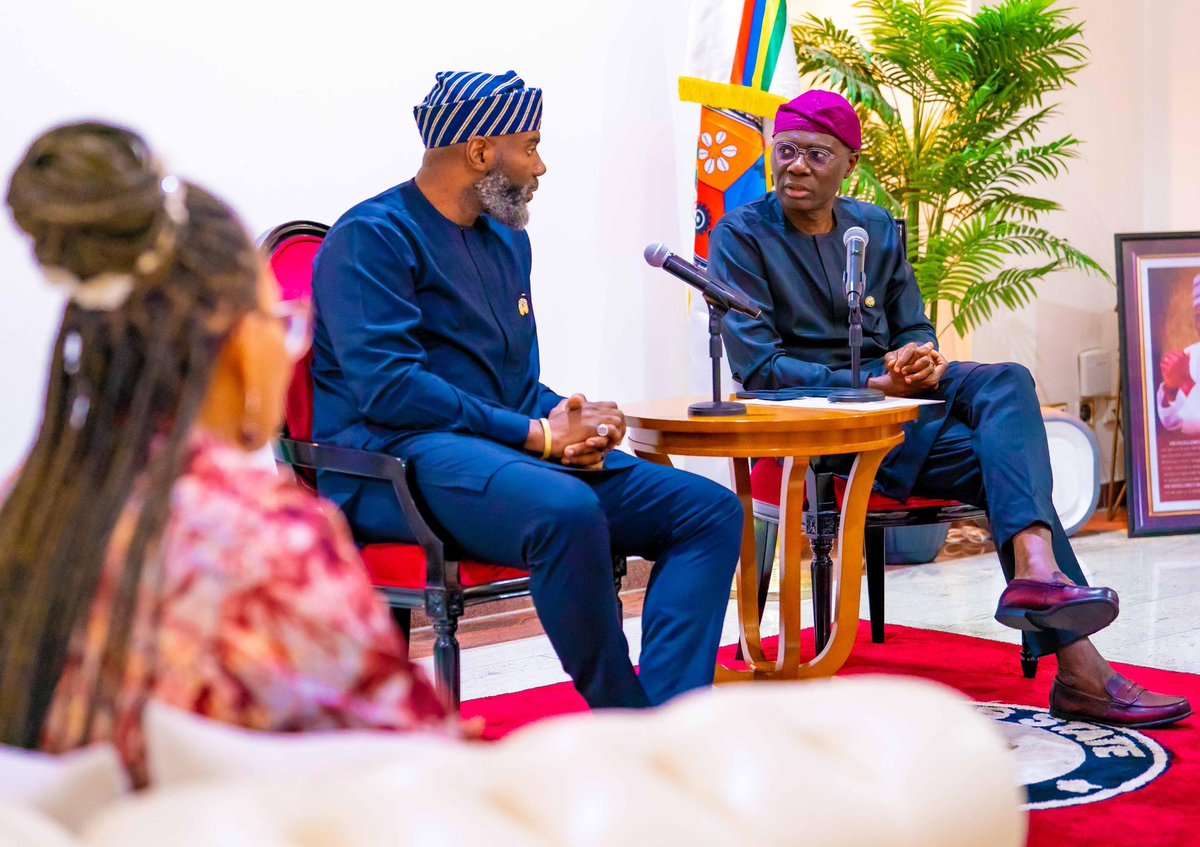 jidesanwoolu's tweet image. I received the DG of the National Commission for Museums and Monuments, Mr. Olugbile Holloway, and his senior management team at Lagos House, Marina today.
We had a conversation about preserving our rich cultural heritage and how Lagos can continue to play a key role in that…