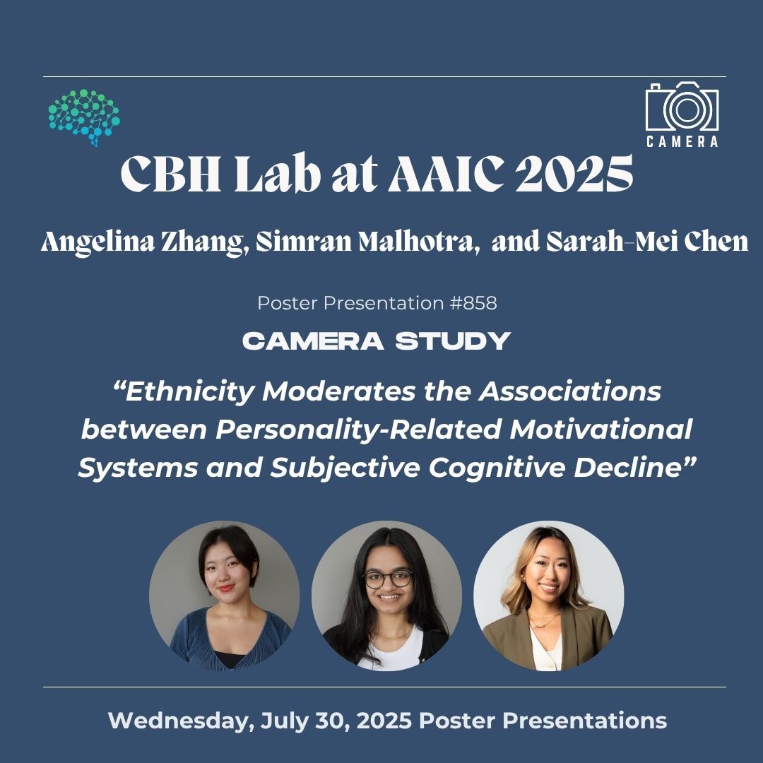 Poster 2: “Ethnicity Moderates the Associations between Personality-Related Motivational Systems and Subjective Cognitive Decline”

Poster 858
