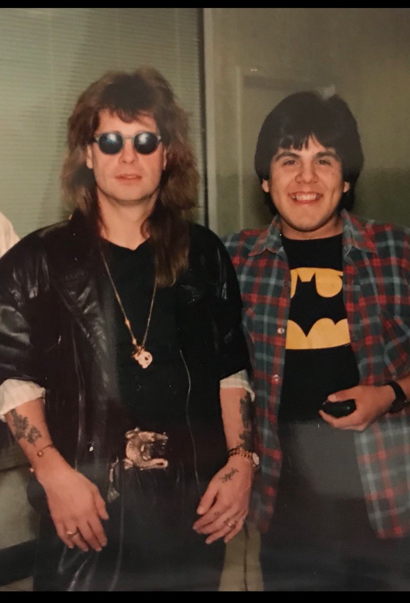 Manic Depression Befriends Me 
Goodbye Ozzy

Photo December 1988 night before long beach arena ca show with Anthrax and Lita Ford - Zakk Wylde’s Debut