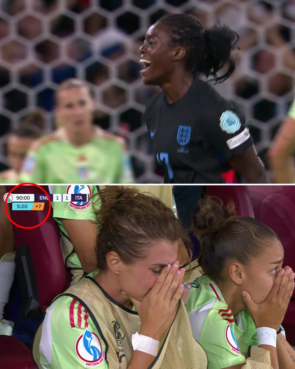 ESPNFC's tweet image. ENGLAND WITH THE EQUALIZER VS. ITALY IN THE FINAL MINUTES OF STOPPAGE TIME!
THE SEMIFINAL IS HEADING TO EXTRA TIME 🔥