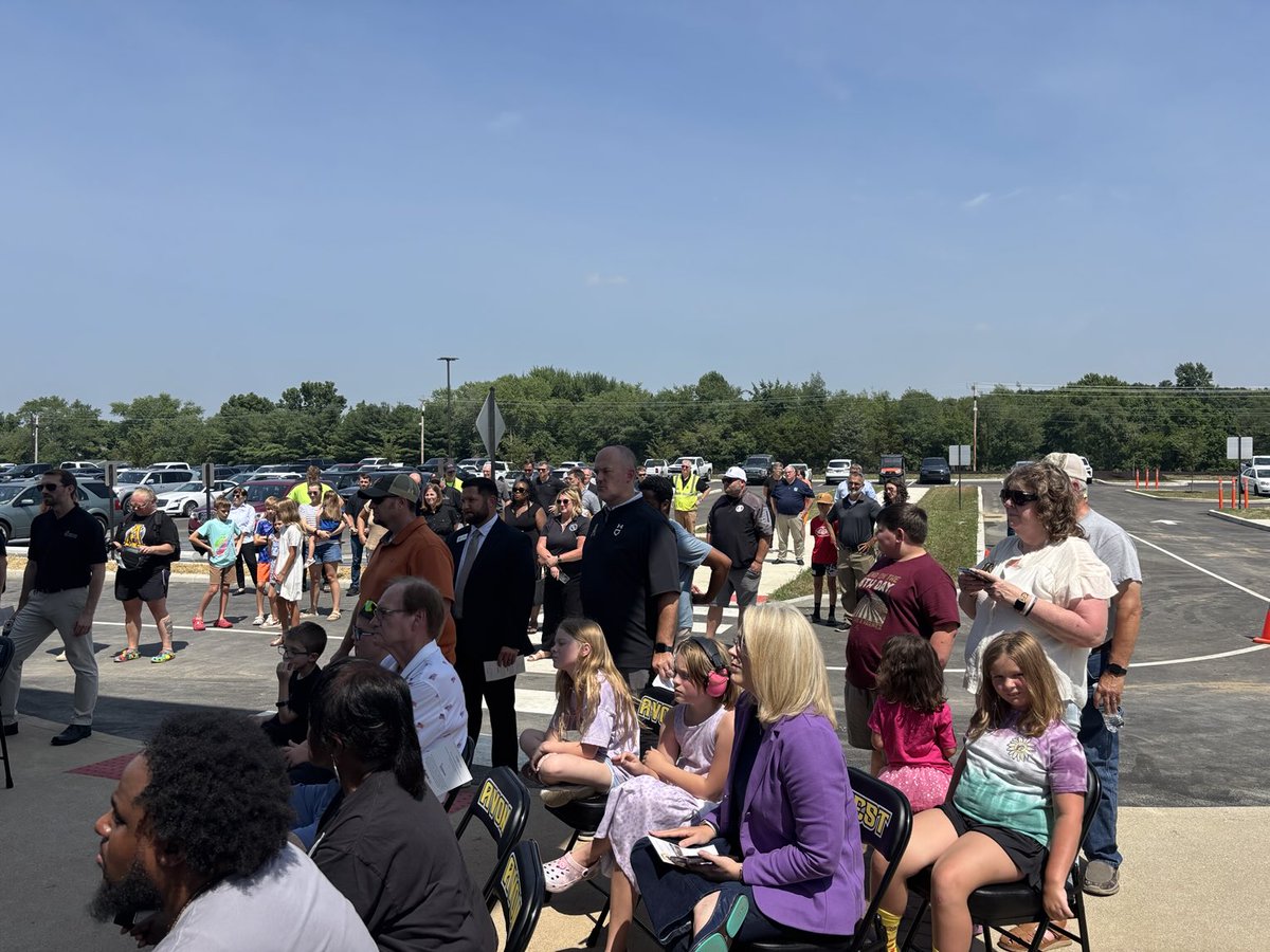 AvonSupt's tweet image. A lot of excitement as we cut the ribbon on @AvonMSWest! Years of planning, community input, & hard work have led to another great learning environment for @OrioleTweets students!