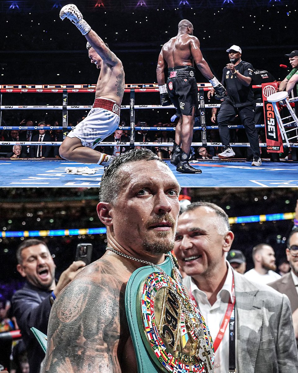 ESPNRingside's tweet image. Oleksandr Usyk once again delivered for boxing fans with his KO performance against Daniel Dubois last weekend 👏
Where does he rank among the best heavyweights of all time? 🤔