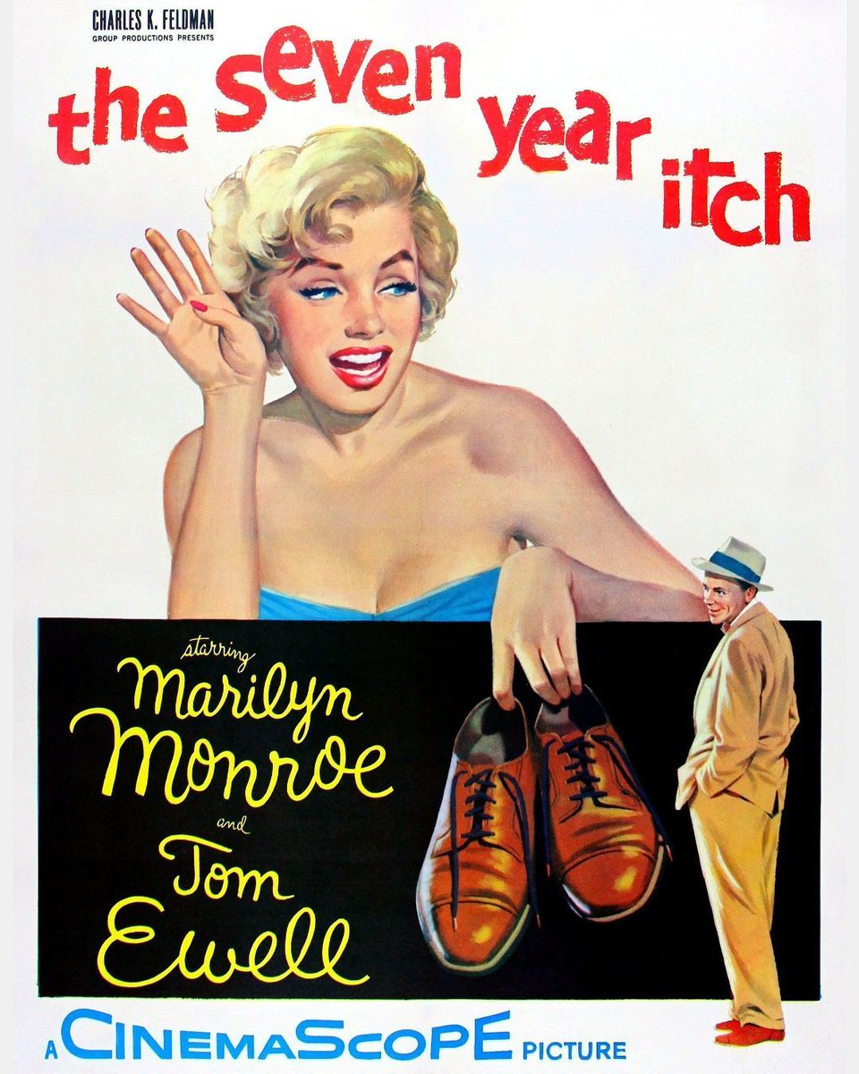 vistahollywood's tweet image. On our @archivesclub screen! THE SEVEN YEAR ITCH (1955) screens tomorrow, Wednesday July 23rd, at 2:00pm.