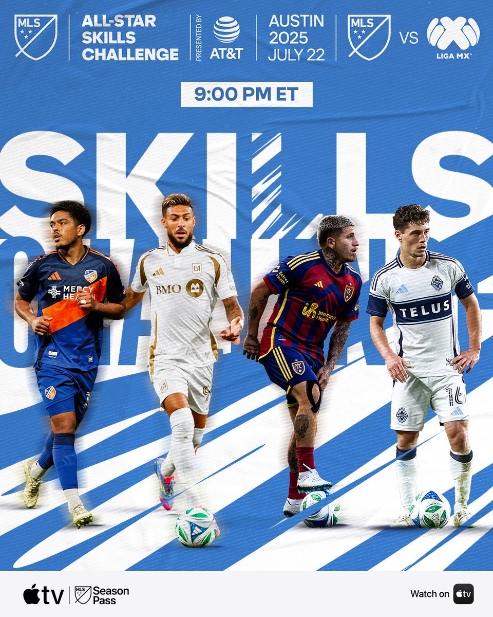 Don Garber (@thesoccerdon) on Twitter photo MLS All-Star Skills Challenge Kicks of tonight! Watch as our <a href="/MLS/">Major League Soccer</a> All-Stars take on the best of <a href="/LigaBBVAMX/">Liga BBVA MX</a> including a few special guests. Watch on <a href="/AppleTV/">Apple TV</a>. MLS All-Star Skills Challenge Kicks of tonight! Watch as our <a href="/MLS/">Major League Soccer</a> All-Stars take on the best of <a href="/LigaBBVAMX/">Liga BBVA MX</a> including a few special guests. Watch on <a href="/AppleTV/">Apple TV</a>.