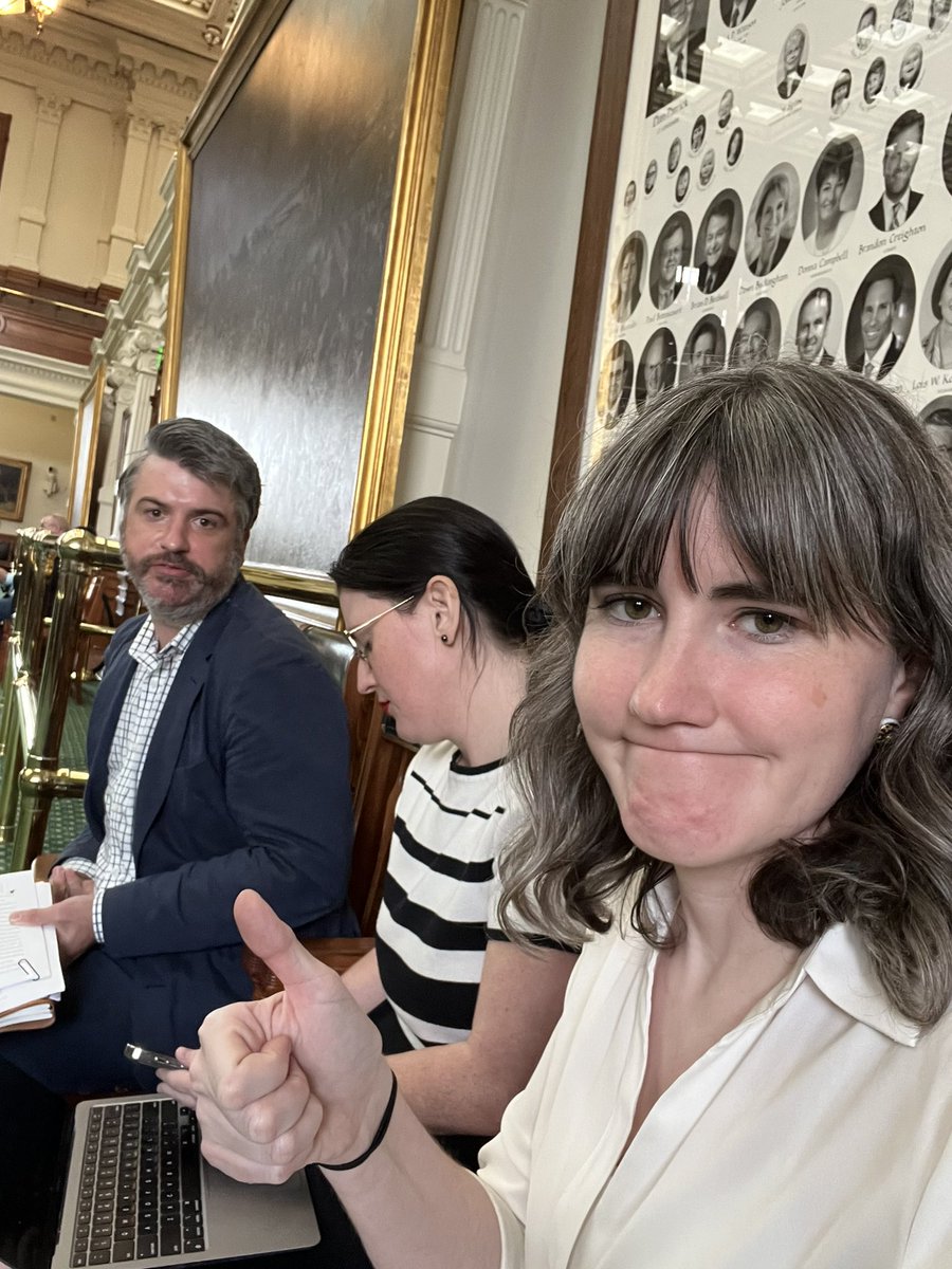 emilyebytx's tweet image. Day 2. Hour 7. Still waiting to testify. We’re doing great.