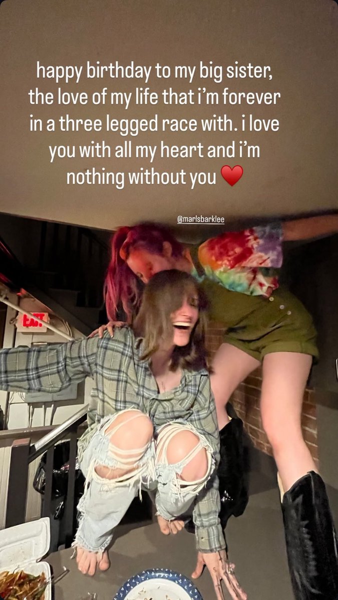 ethelcaindata's tweet image. hayden wishing marlee a happy birthday via instagram stories ♥️