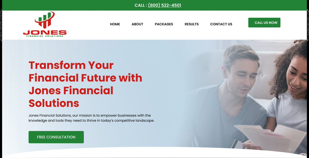 I was scrolling Facebook today and came across jonesfinancialsolutions.com owned by Mr. Mario Jones 

I felt like trying out a quick redesign of the hero section… and here’s what I came up with.

👉🏾 Before vs After, what do you guys think? Let me know in the comments!