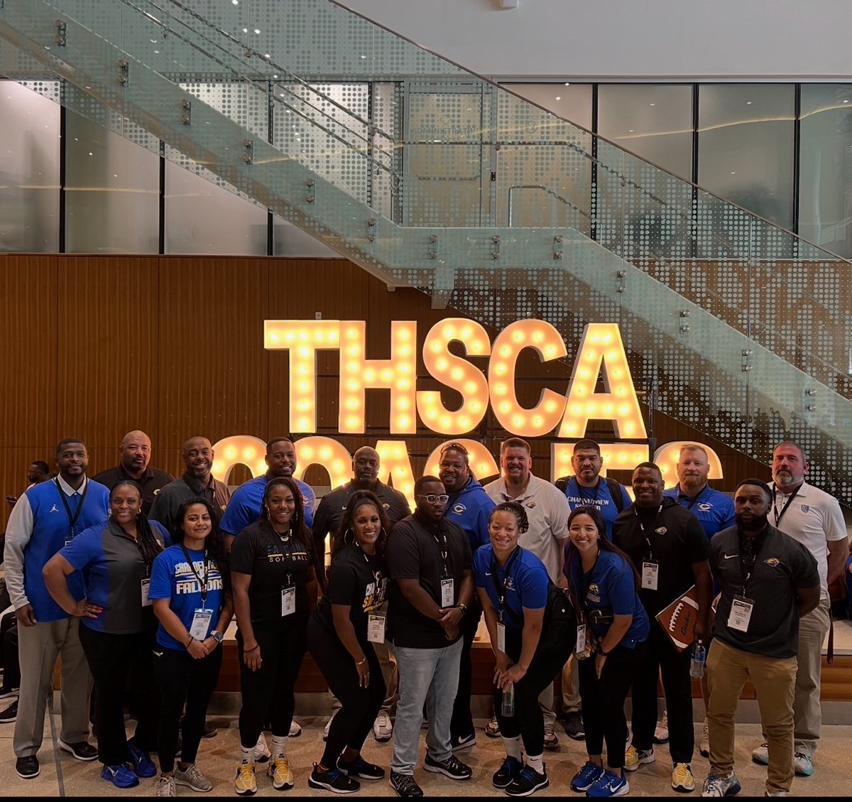 Damion Hopkins, M.Ed., CAA, TAAC (@ad_dhopkins) on Twitter photo <a href="/THSCAcoaches/">THSCA</a> 2025 Coaching School was a huge success for <a href="/falconsofchs/">Channelview Athletics</a> staff! So many of us had an opportunity to learn, fellowship, & network! Super excited about the future knowing we got better this week! Safe Travels! #FalconPride #LeadFromTheFront #THSCA2025 <a href="/ChannelviewISD/">Channelview Independent School District</a> <a href="/THSCAcoaches/">THSCA</a> 2025 Coaching School was a huge success for <a href="/falconsofchs/">Channelview Athletics</a> staff! So many of us had an opportunity to learn, fellowship, & network! Super excited about the future knowing we got better this week! Safe Travels! #FalconPride #LeadFromTheFront #THSCA2025 <a href="/ChannelviewISD/">Channelview Independent School District</a>