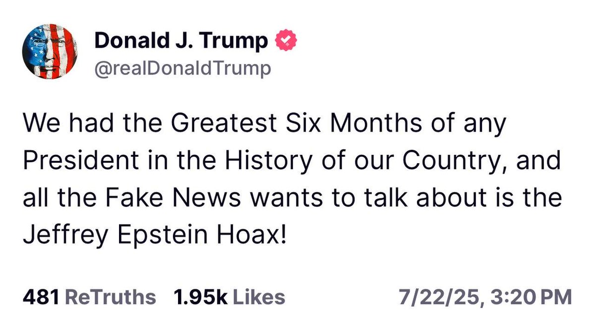 MelissaRedpill's tweet image. Why does President Trump keep talking about Epstein?
😂😂😂😂😂
Streisand Effect much?