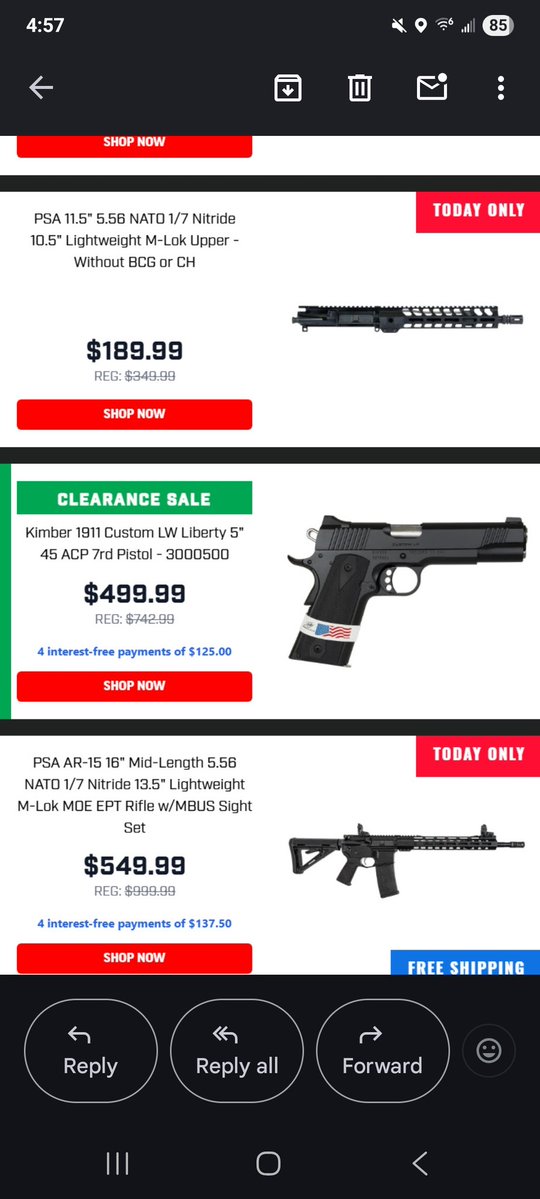 RandomGoomba's tweet image. It's not a @HardPass4 $300 1911, but it is a Kimber $500 1911. That seems like a good deal too.