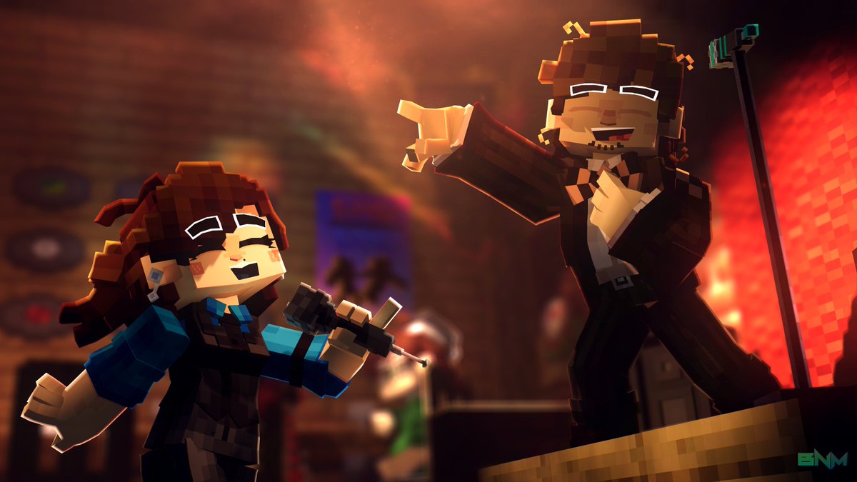 YourFriendBrand's tweet image. SING TOGETHER!!
Small render I did to get my motivation for renders going again! Had a lot of fun making this.

#Minecraft #mineimator #3dart #OC