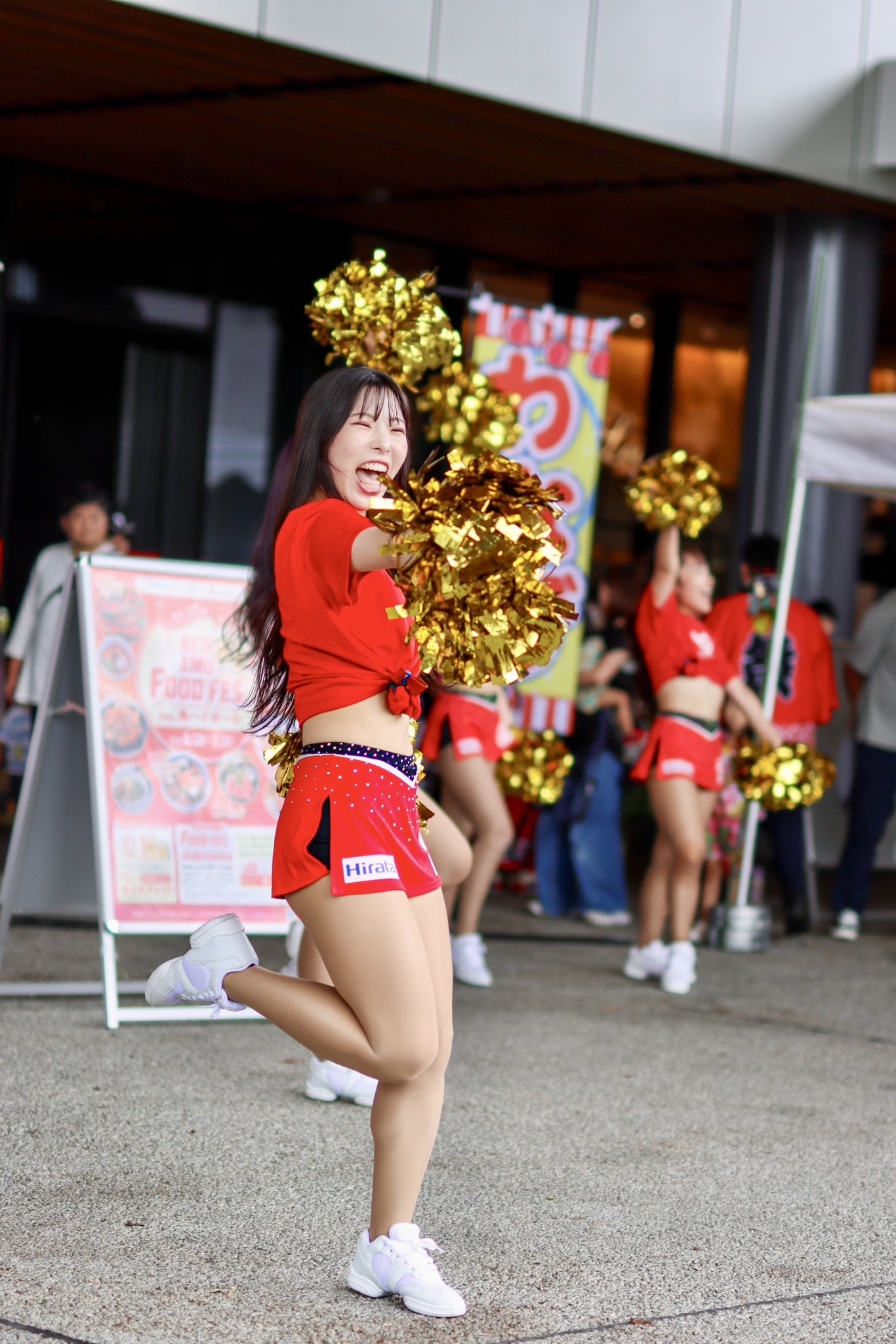 あいページ♡チアミニポンくまさん Monchhichi #bebichhichi happy colour🌈cheerleaders啦啦隊