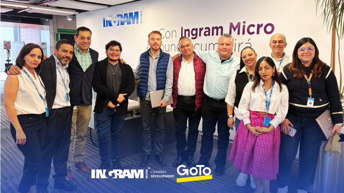 IngramMicroMx's tweet image. ✅ Nos actualizamos | Estamos listos para llevar la colaboración al siguiente nivel con GoTo e Ingram Micro.
🔗 Contáctanos para conocer la oferta completa
Gabriela.Garcia@ingrammicro.com | Desarrollo de Partners
#ChannelDevelopment #GoTo #Transformación #ImpulsandoTuNegocio