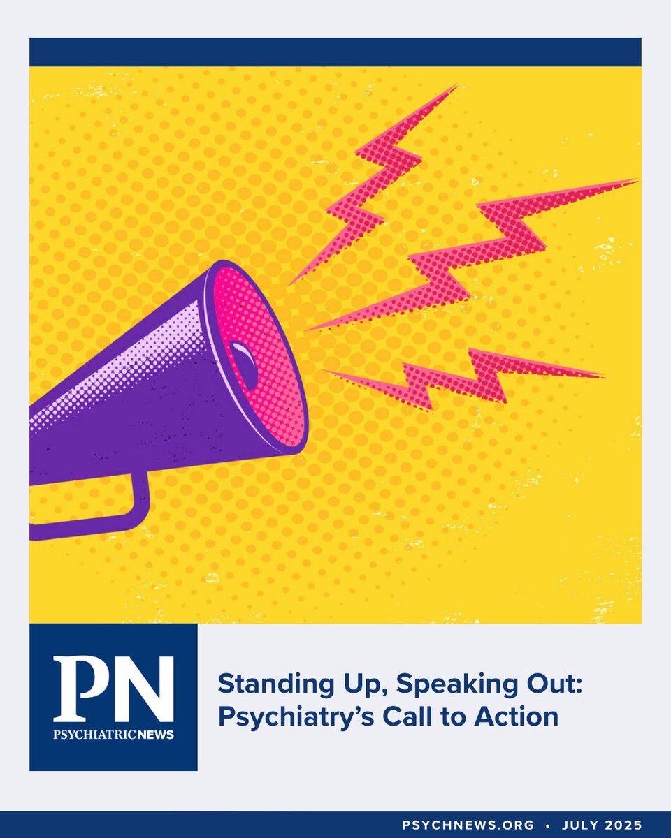 PsychiatricNews's tweet image. Right now, our nation stands at a crossroads marked by uncertainty and division, leading many to feel overwhelmed or powerless. Yet, our patients cannot afford for us to remain silent or passive. ow.ly/l5Wu50WmvRt