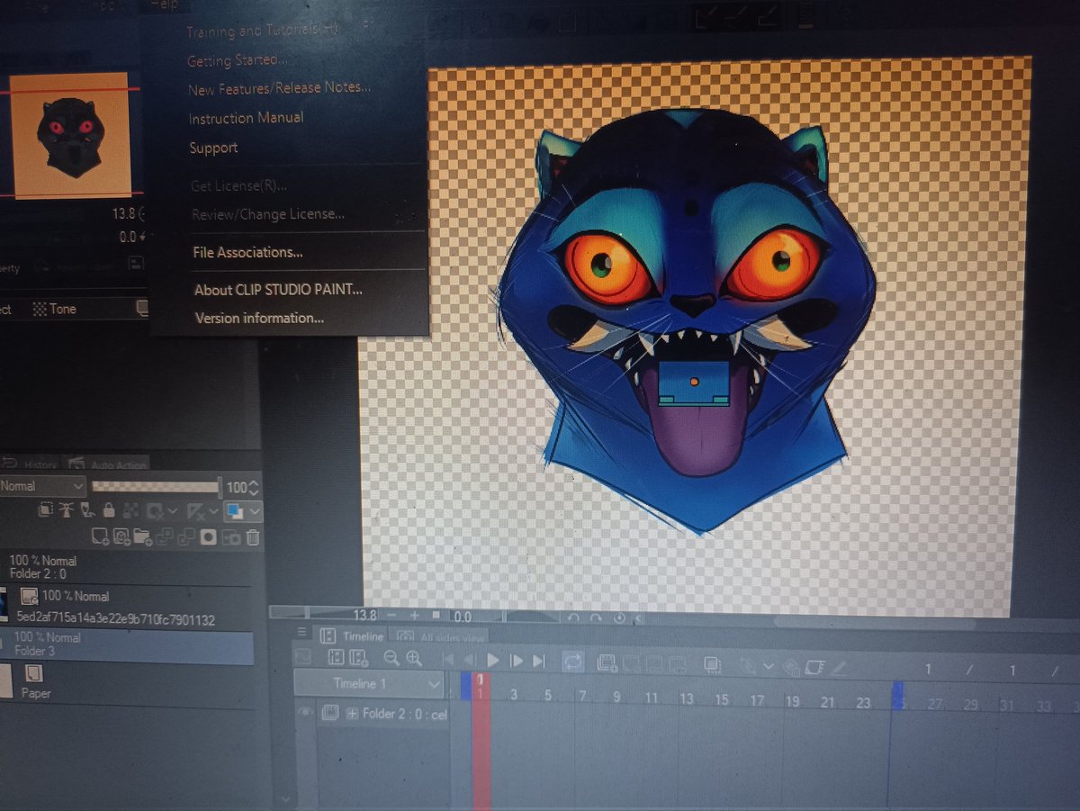 Gaea_efe's tweet image. WIP 🐯