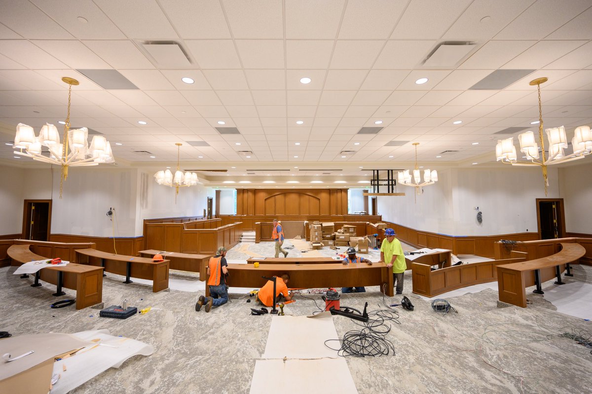 HighPointU's tweet image. The final touches are being completed on the brand new Kenneth F. Kahn School of Law and the Workman School of Dental Medicine. Both spaces are scheduled to open soon, ready to welcome students into their new, innovative space!
#HPU365 #NewCosntruction #DentalMedicine #Law