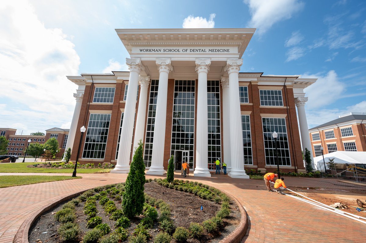 HighPointU's tweet image. The final touches are being completed on the brand new Kenneth F. Kahn School of Law and the Workman School of Dental Medicine. Both spaces are scheduled to open soon, ready to welcome students into their new, innovative space!
#HPU365 #NewCosntruction #DentalMedicine #Law