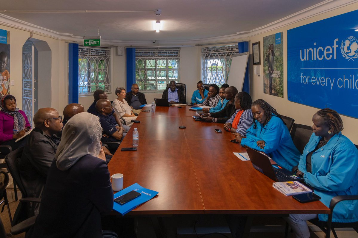UNICEFUganda's tweet image. This week, a delegation from #Latter-Day Saints Charities, the humanitarian arm of @Ch_JesusChrist is in Uganda visiting @UNICEF-supported programmes they fund in Kamwenge & Kyegegwa Districts.
#InvestInUGchildren #BestStartInLife