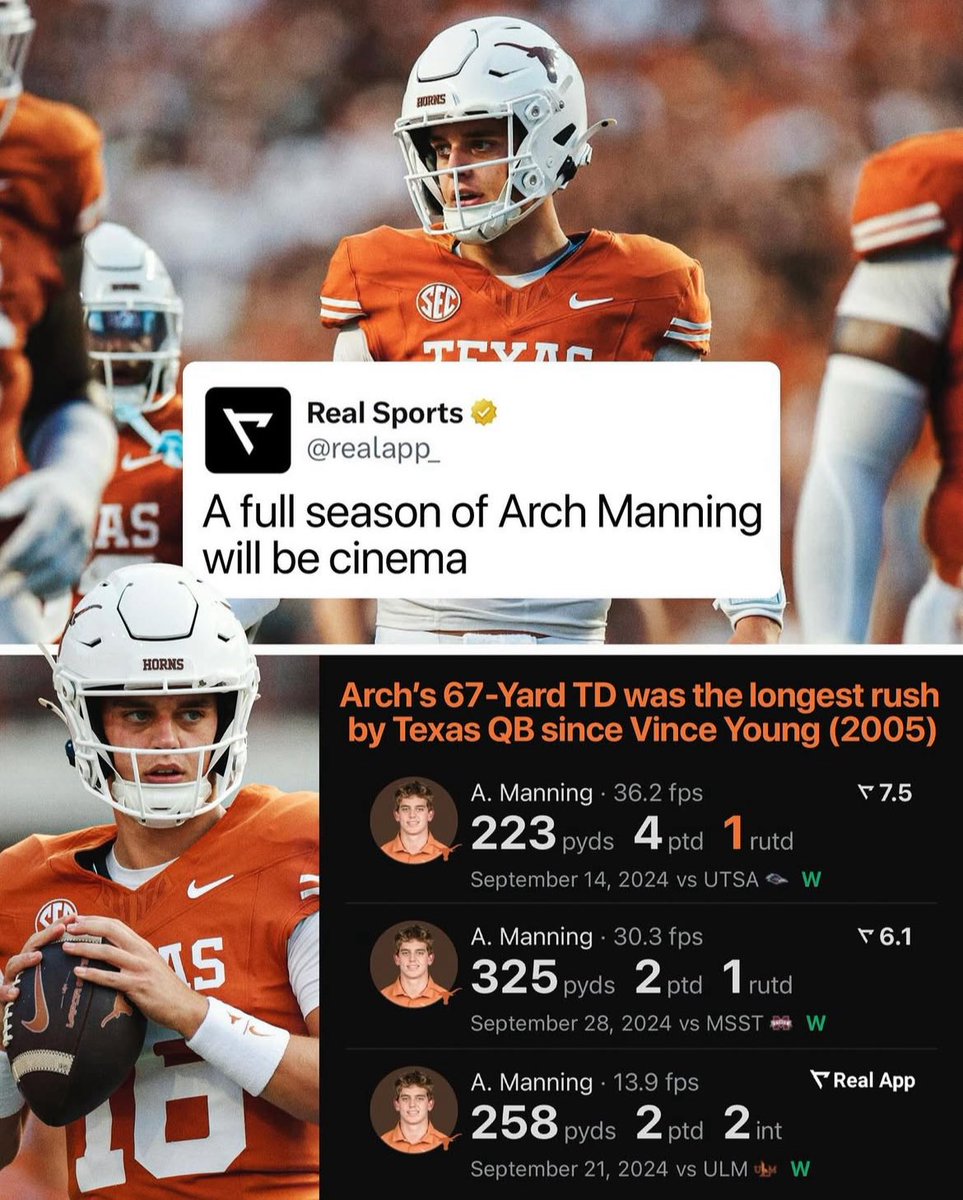 College Football Headlines (@cfbheadlines) on Twitter photo The Arch Manning era is finally here ππ€π»
Texas Wins __ games this year?
Via <a href="/realapp_/">Real Sports</a> The Arch Manning era is finally here ππ€π»
Texas Wins __ games this year?
Via <a href="/realapp_/">Real Sports</a>