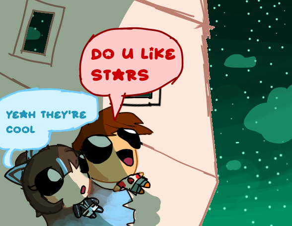 Elenazru's tweet photo. do u like stars yeah they're cool #dtmg #oc #spencerwright #dudethatsmyghost https://t.co/hwfXhE3mJz