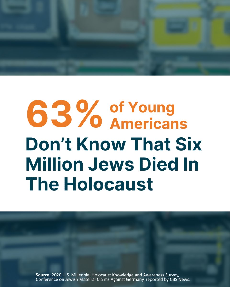 FLHolocaustMus's tweet image. This isn’t just a statistic—it’s a call to action.
Our Teaching Trunks equip educators to teach the Holocaust with care and accuracy—helping students understand the consequences of hate and the importance of empathy.
One trunk = one informed classroom.
This is why it…
