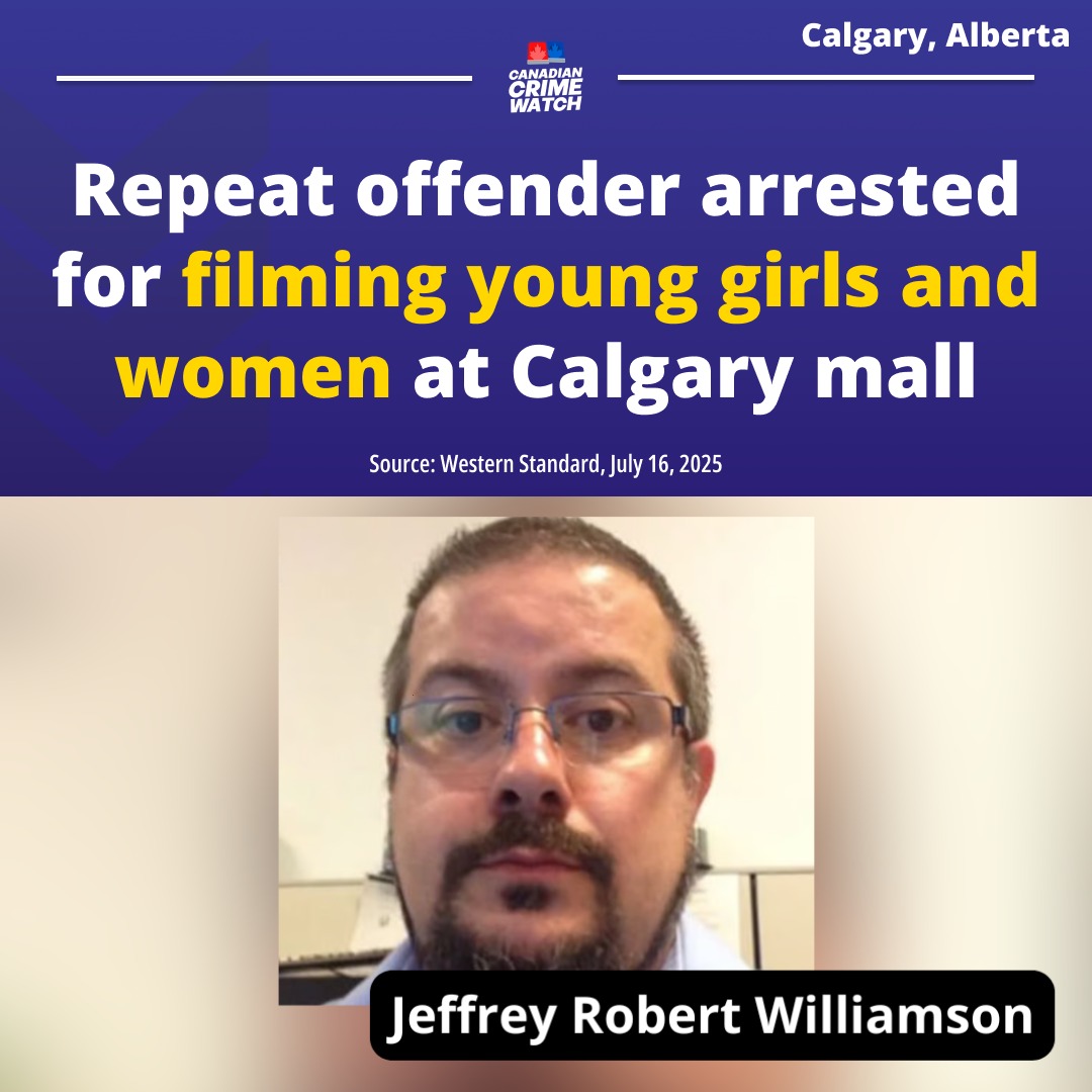 CrimeWatchCAN's tweet image. CALGARY, ALBERTA - A Calgary man is facing multiple charges after allegedly filming young girls and women without their consent at a southeast shopping mall. And it's not the first time he's been in trouble with the law.
