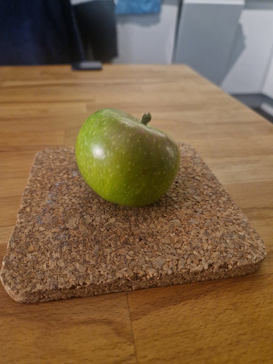 racheltaggart5's tweet image. My first apple from the apple tree i planted four years ago.