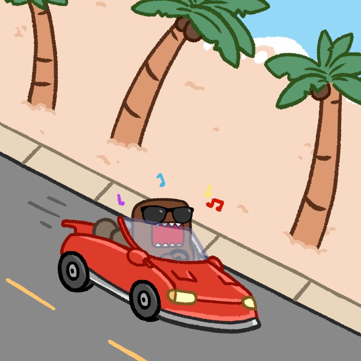domo_hqofficial's tweet image. If you see Domo at the stoplight, make sure you say DOMO! #domo #domokun