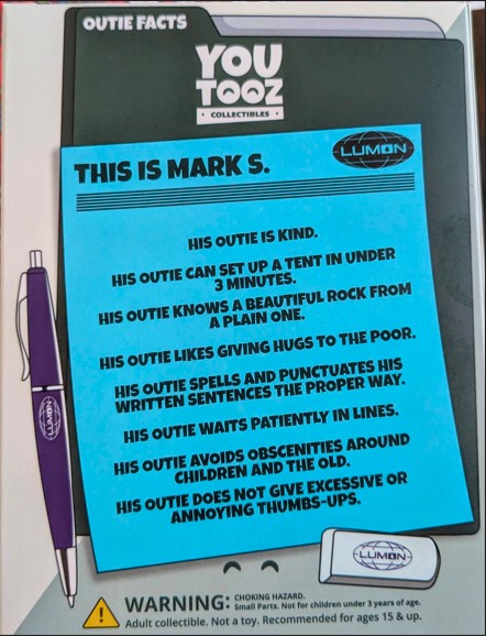 SeveranceFanClb's tweet image. Here is the back of the box - #0 limited edition Severance Mark S vinyl from @youtooz
