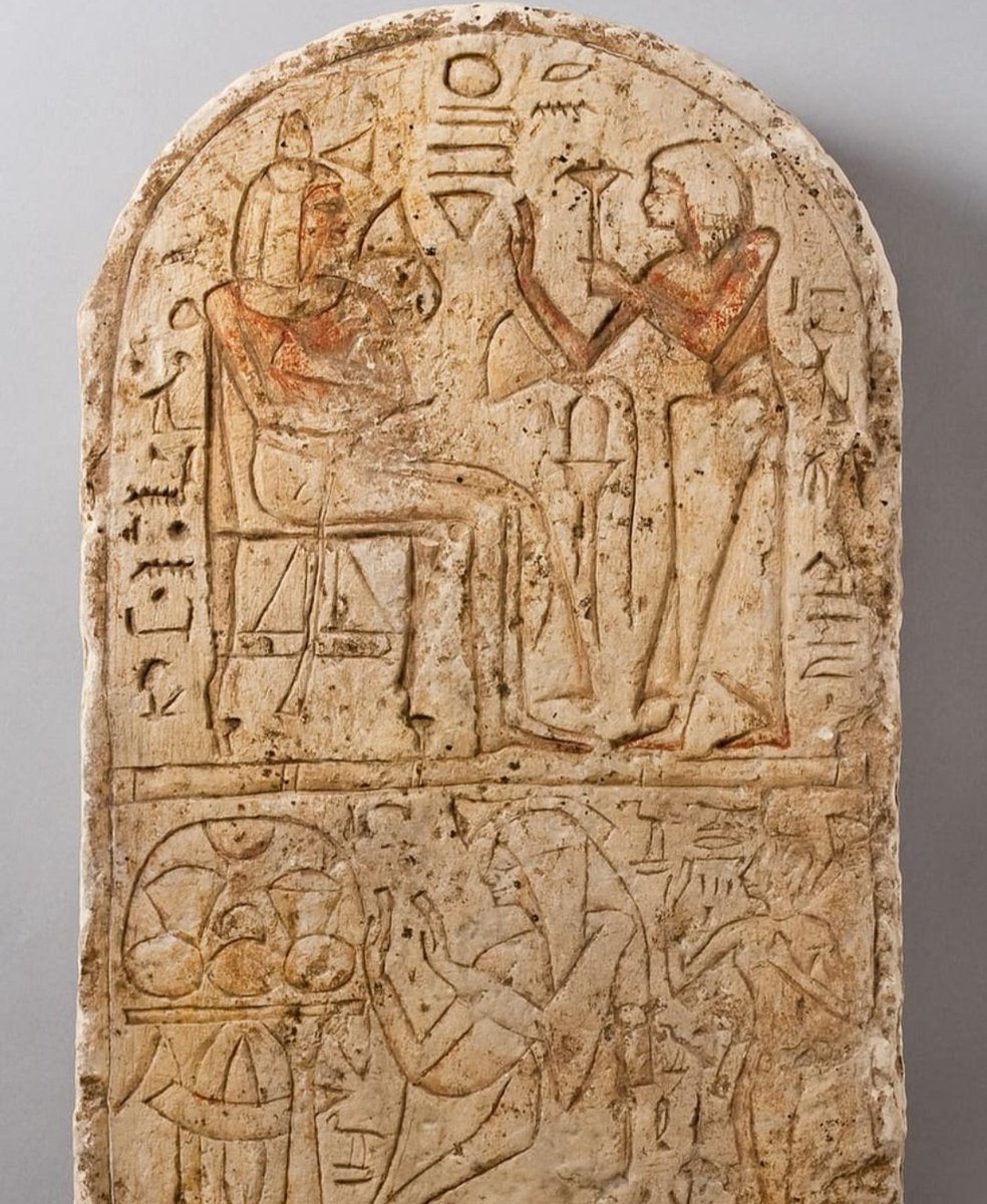 ancientegypteg's tweet image. Stela 🇪🇬
Materials: Limestone, paint.
Archaeological Site: Egypt, Luxor, West Bank, Medinet Habu.
Period: New Kingdom, Dynasty 19, Dynasty 20, 1295 BC - 1069 BC.
Present Location: Oriental Institute, Chicago.
#ancientegypt