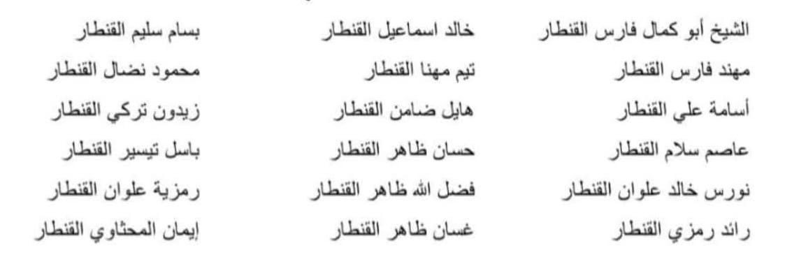 aboalamirb's tweet image. اسماء مجموعة الدروز المسلّحة وهم من منطقة المتين لبنان التي ذهبت للمشاركة في القتال في السويداء إلى جانب عصابات الهجري المتعاونة مع الجيش الإسرائيلي، فقامت العشائر بالتصدي لهم وقتلهم خلال الاشتباكات وعددهم ١٨ شخص