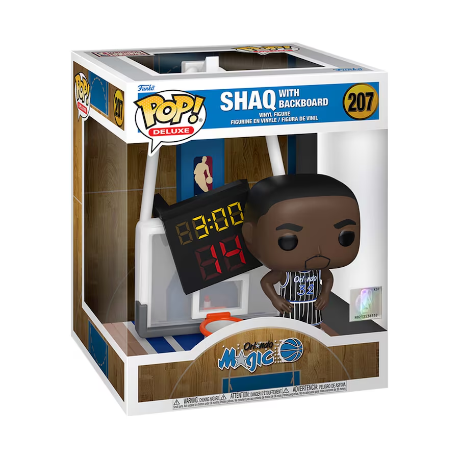 J23app's tweet image. NEW: Shaquille O'Neal Orlando Magic Funko Pop! Deluxe With Backboard
Link -> go.j23app.com/177e