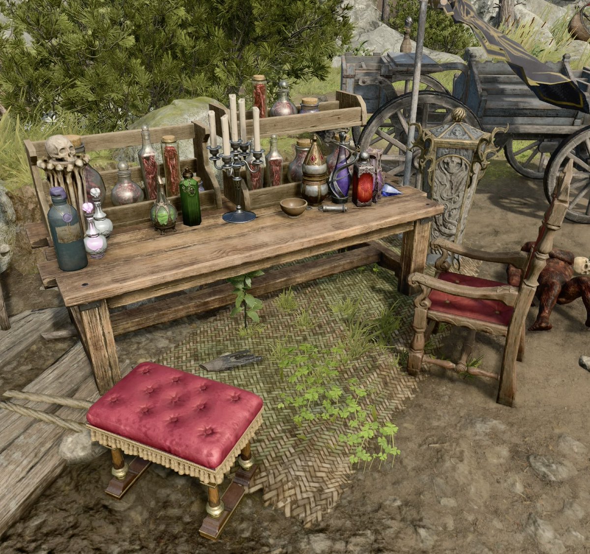 vhaerawwn's tweet image. no greater joy than spending 2 hours customising ur camp (i killed astarion so his spot is available for me)