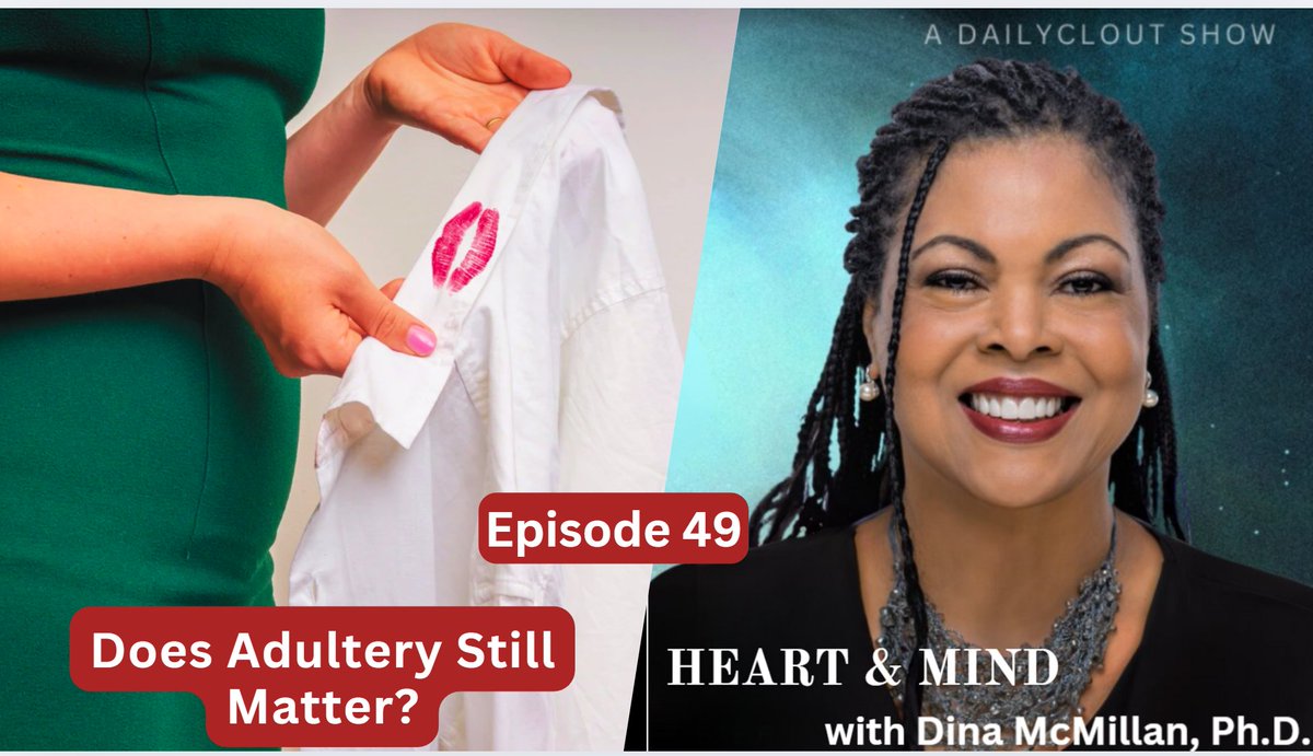 drdina1's tweet image. 🔥Is adultery still a problem - or is everything fair game? Join me in less than 15 minutes (8PM Eastern time) on Heart & Mind with Dr. Dina McMillan. We're diving deeper into “the scandal that’s got everyone talking! Caught on the kiss cam at a Coldplay concert, the CEO and head…
