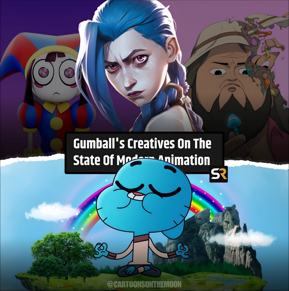 CartoonsOTMoon's tweet image. Algo que motiva al equipo detrás del regreso de The Amazing World of Gumball, es como el mundo valora y consume más a la animación.
Resaltando que ya hasta es posible lanzar producciones independientes en internet.
💬 «No creo que esto hubiera pasado hace diez años»