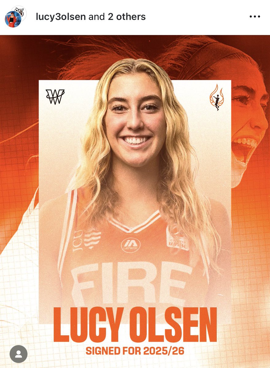 owensiebring's tweet image. Did I have to look up which country Townsville was in? Yes I did.
But now I’m here to tell you! Lucy Olsen has signed with the Townsville Fire of the WNBL in Queensland, Australia!
Very jealous of Lucy’s offseason plans down under! 🦘