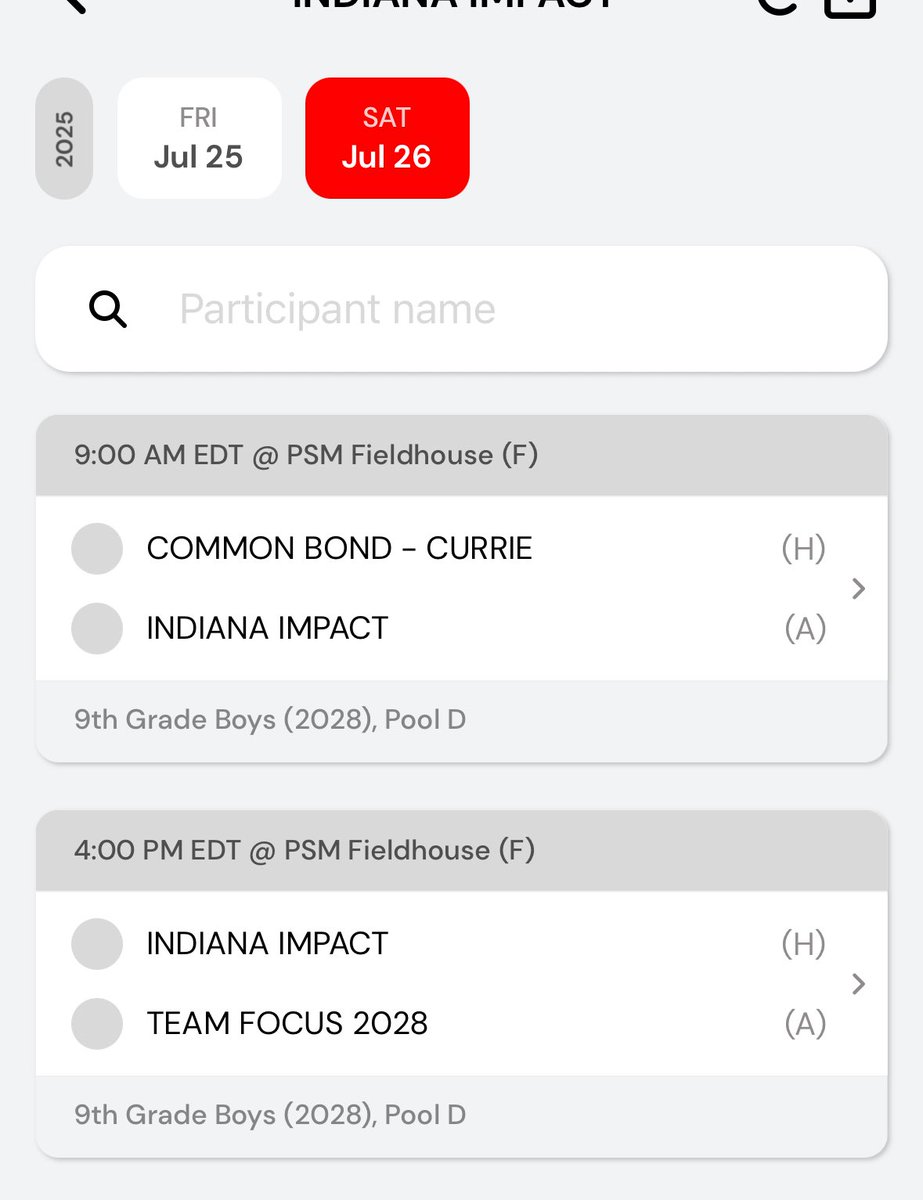 Schedule for the GRBA National Championship this weekend.
Come check us out!